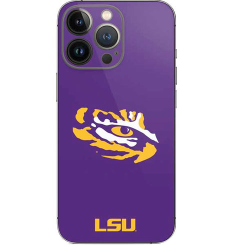 Louisiana State University - LSU Tiger Eye Logo iPhone 14 Pro Skin